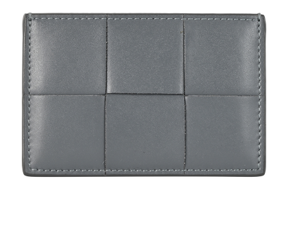 Bottega Veneta Card Holder, &pound;180, Accessories, Grey, Leather, Front view